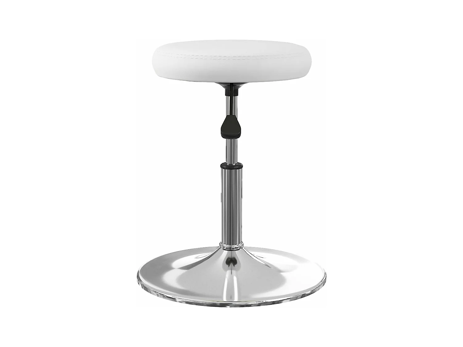 Chaises à manger lot de 6 blanc similicuir