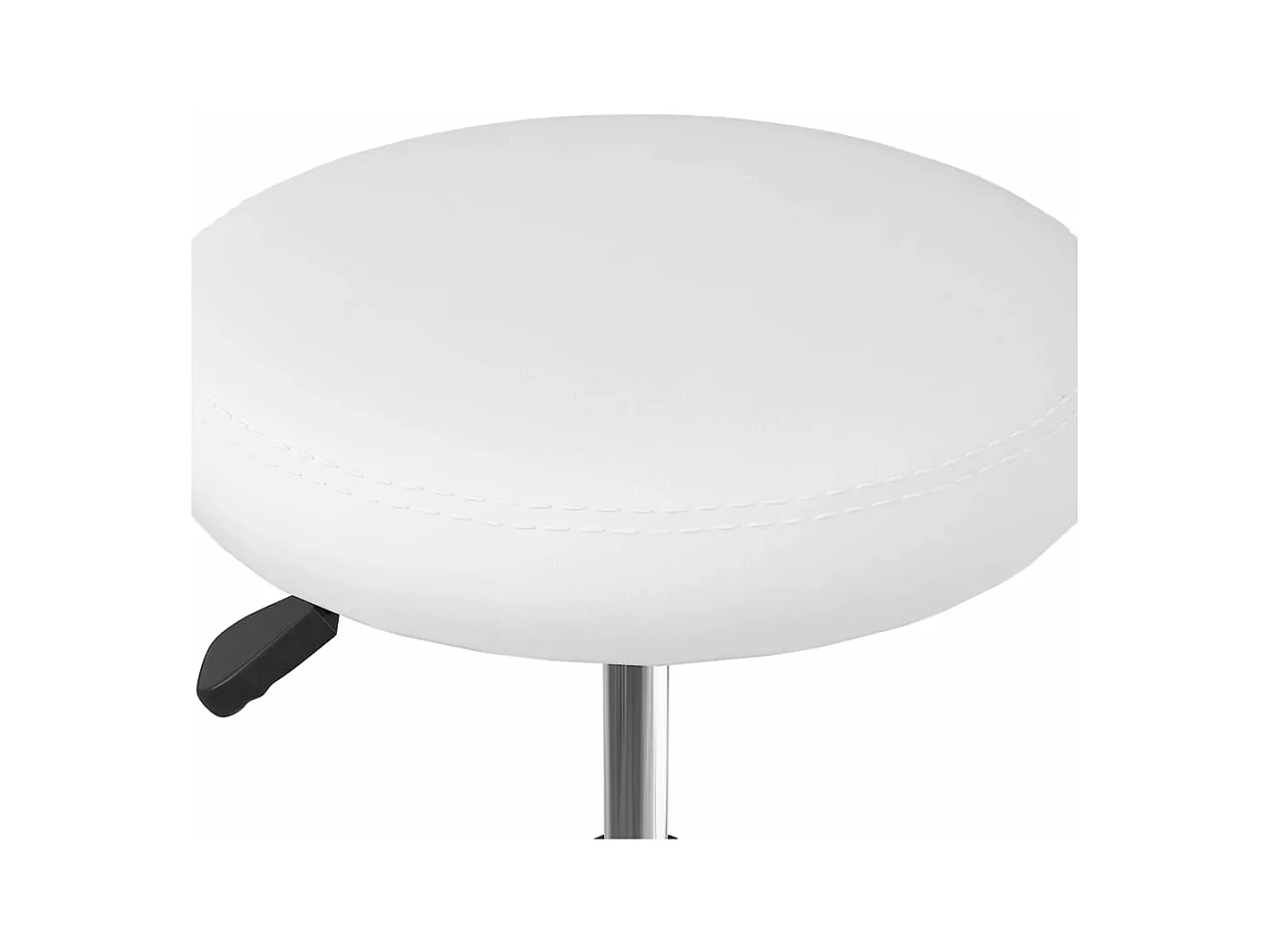 Chaises à manger lot de 6 blanc similicuir