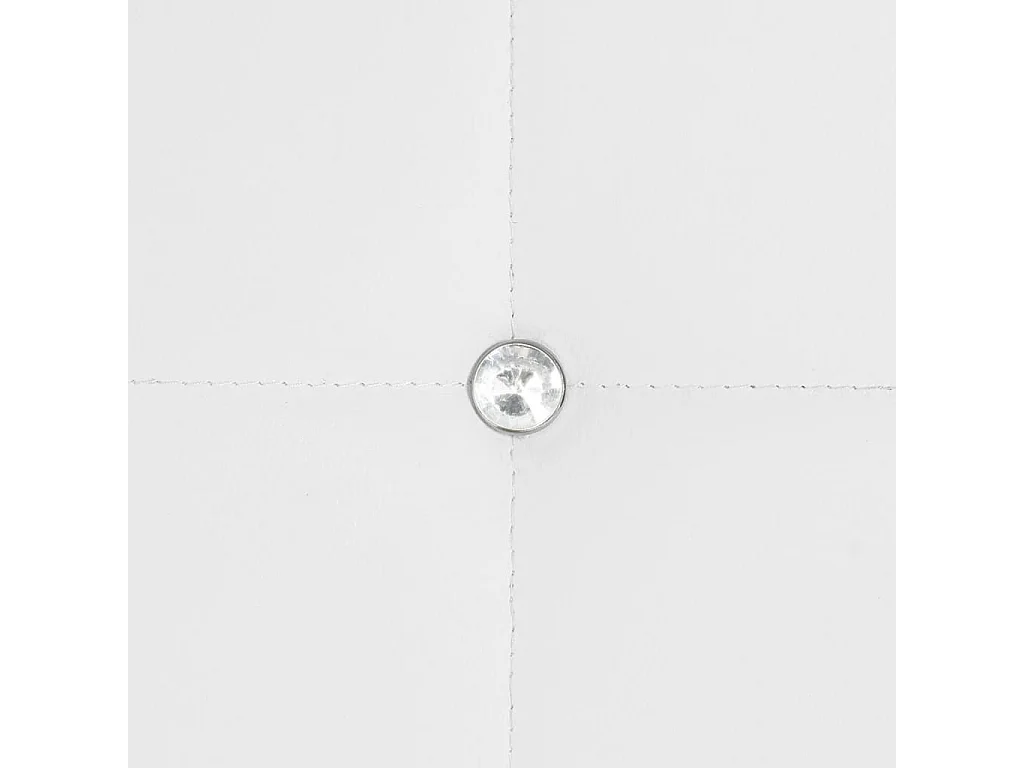 Chaises à manger lot de 6 blanc similicuir