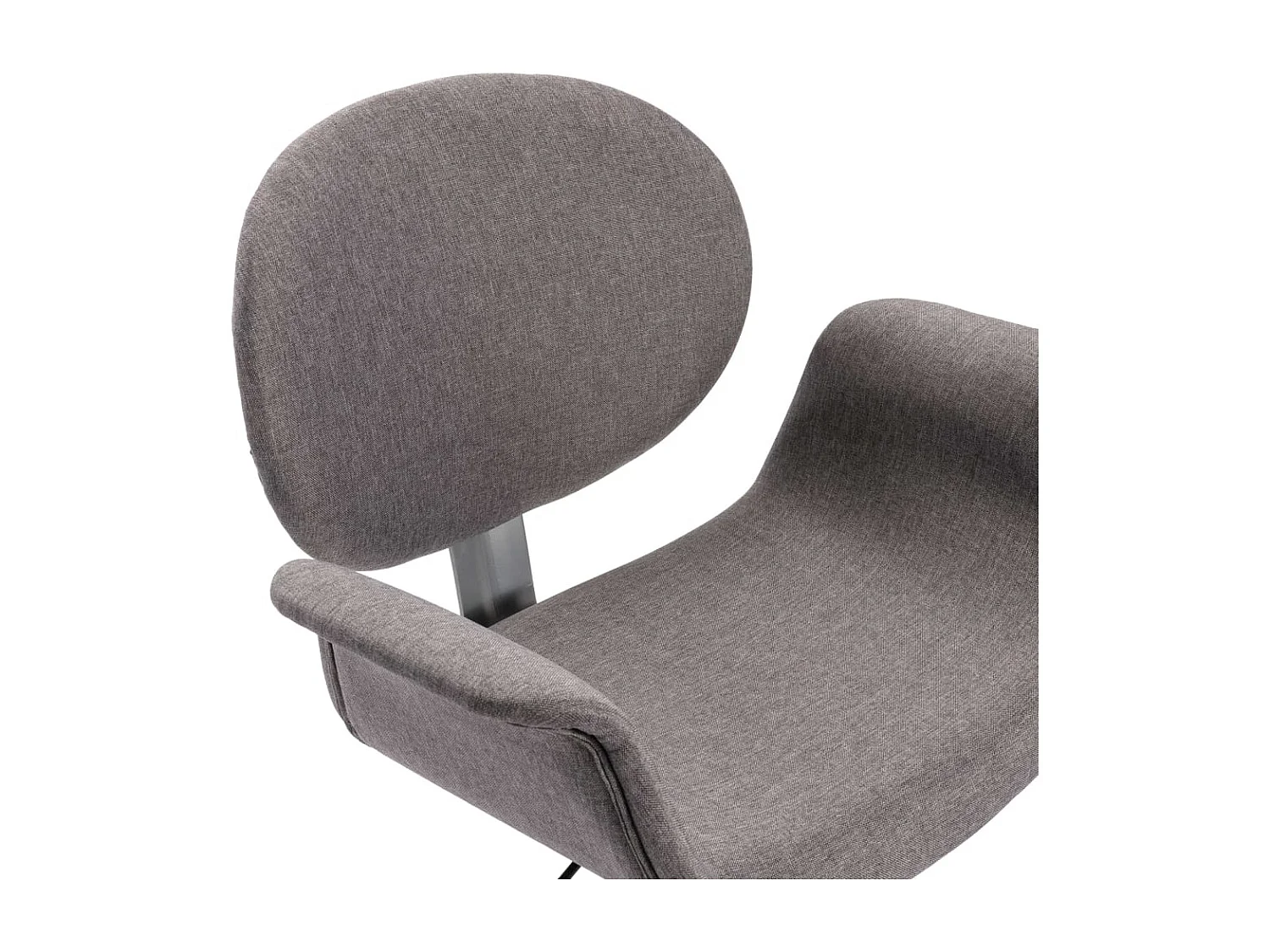 Chaises pivotantes à manger lot de 6 gris tissu