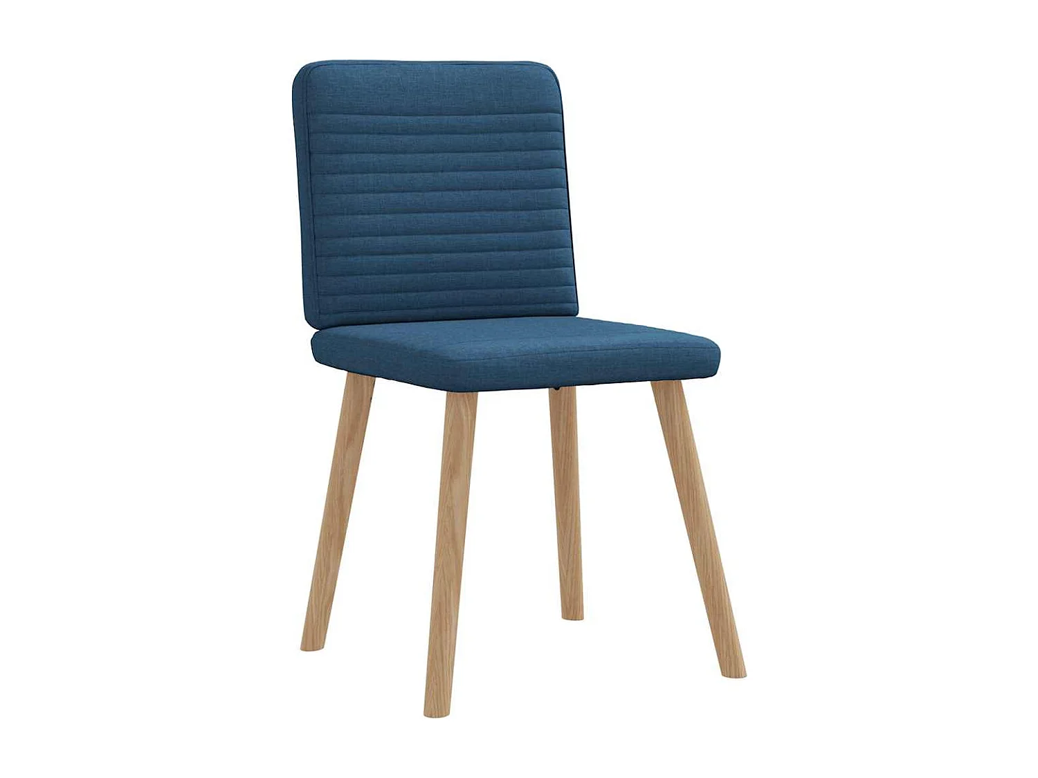 Eetkamerstoelen 6 st stof blauw