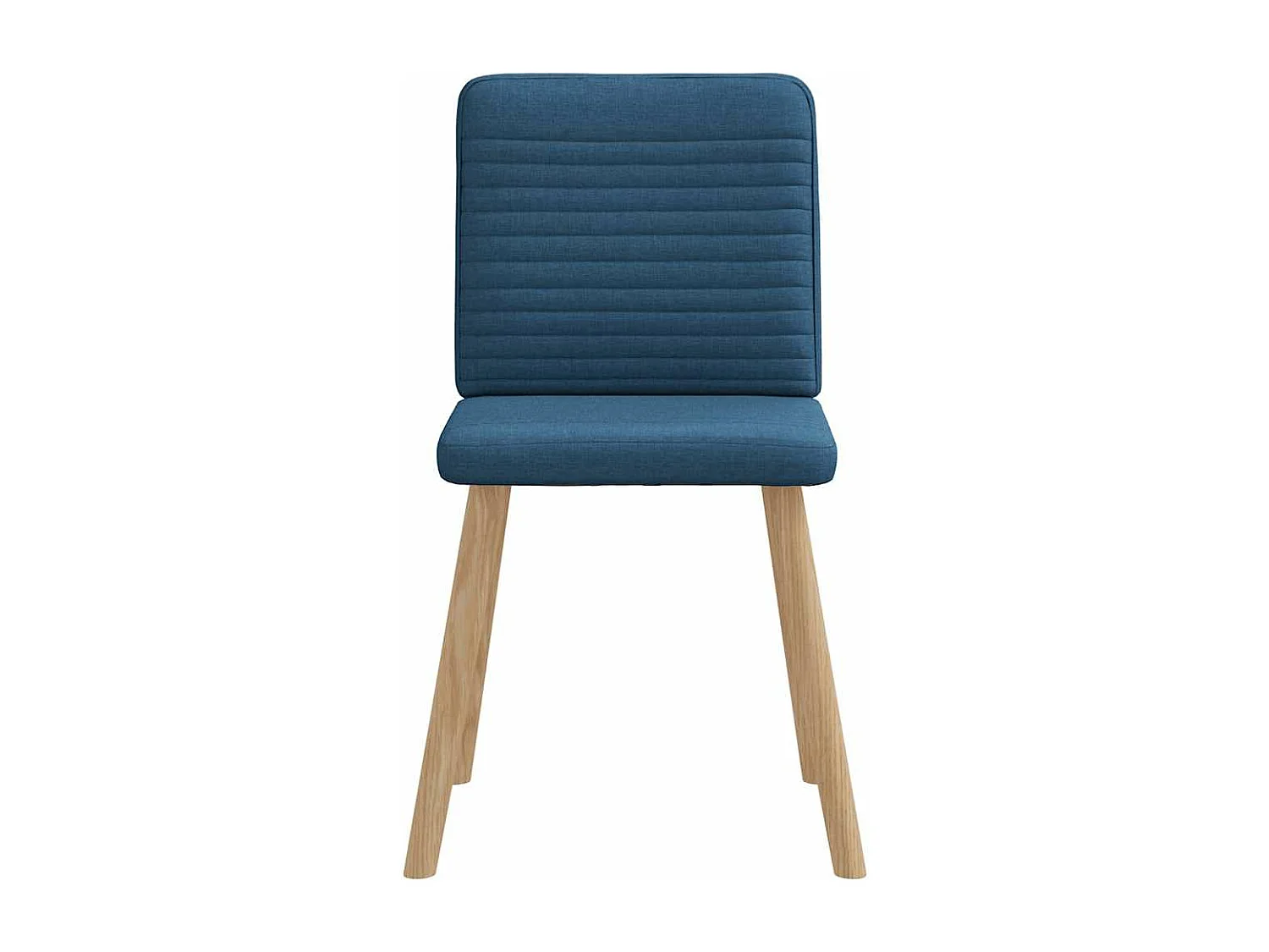 Eetkamerstoelen 6 st stof blauw