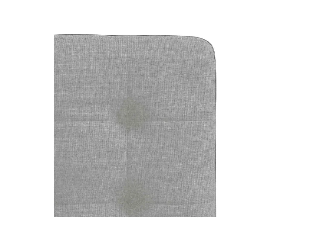 Cadeiras de jantar 6 peças tecido cinza nuvem