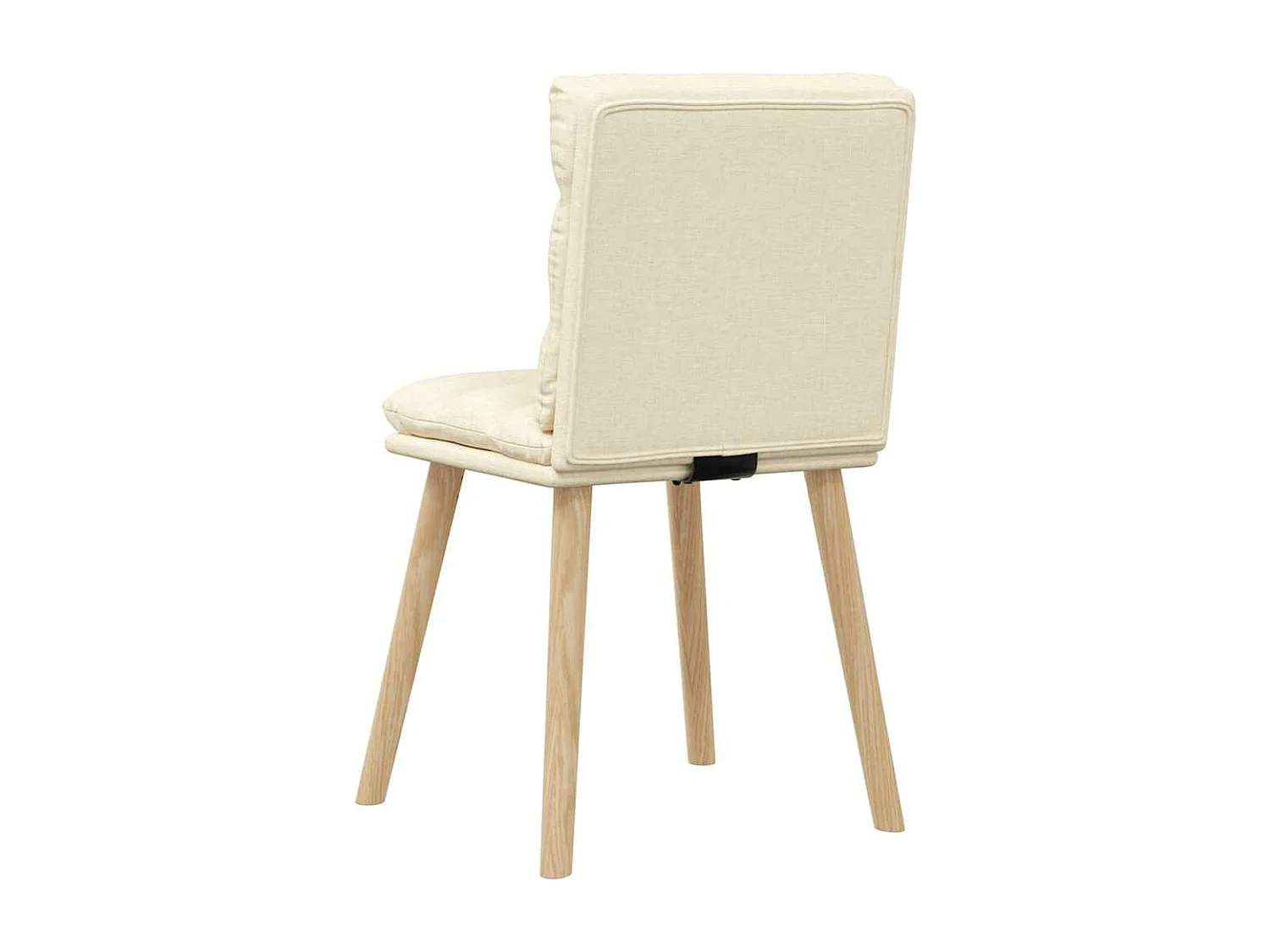 Chaises à manger lot de 6 crème tissu
