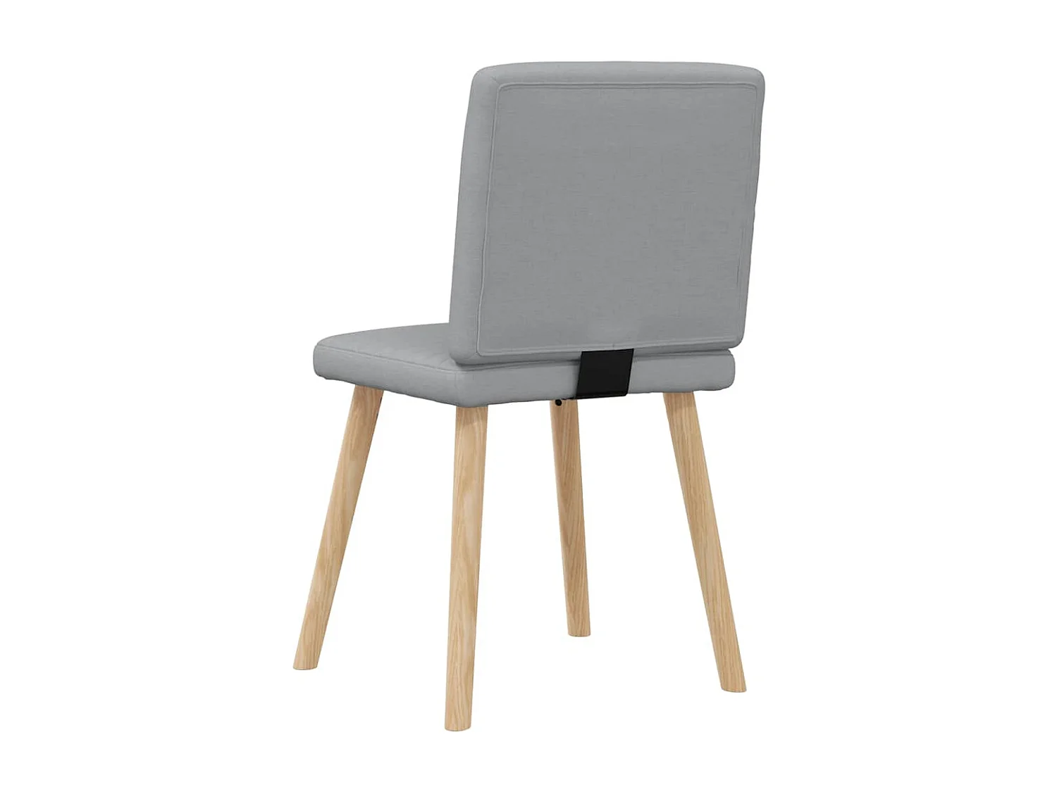 Sillas de comedor 6 unidades de tela gris claro