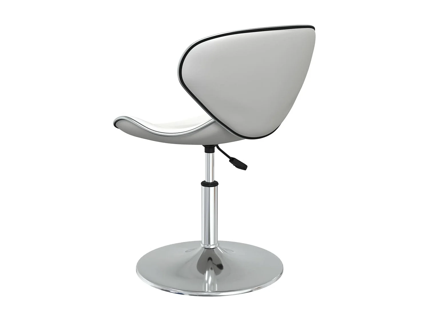 Sillas de comedor 6 unidades cuero sintético blanco