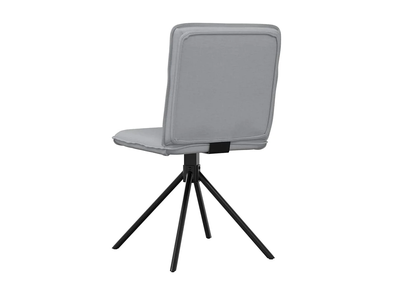 Chaises à manger lot de 6 gris clair tissu