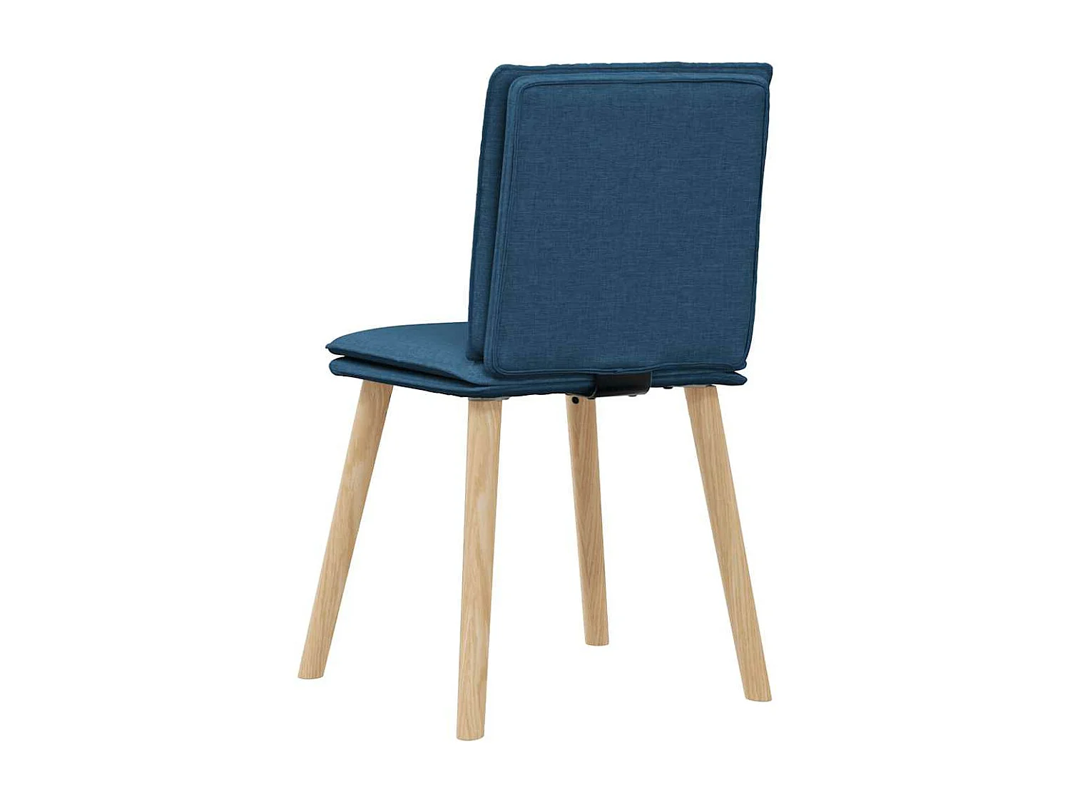 Eetkamerstoelen 6 st stof blauw