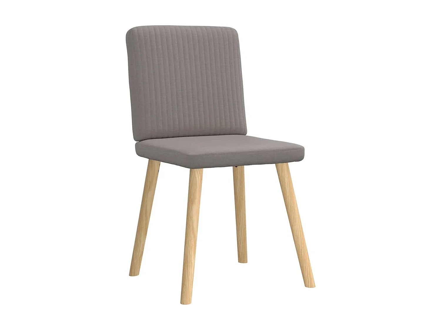 Eetkamerstoelen 6 st stof taupe