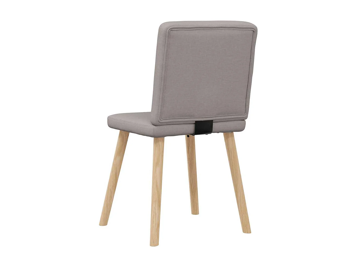 Eetkamerstoelen 6 st stof taupe