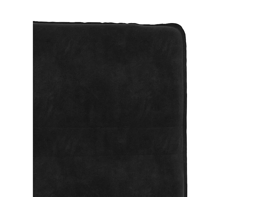 Silla de comedor 6 unidades terciopelo negro