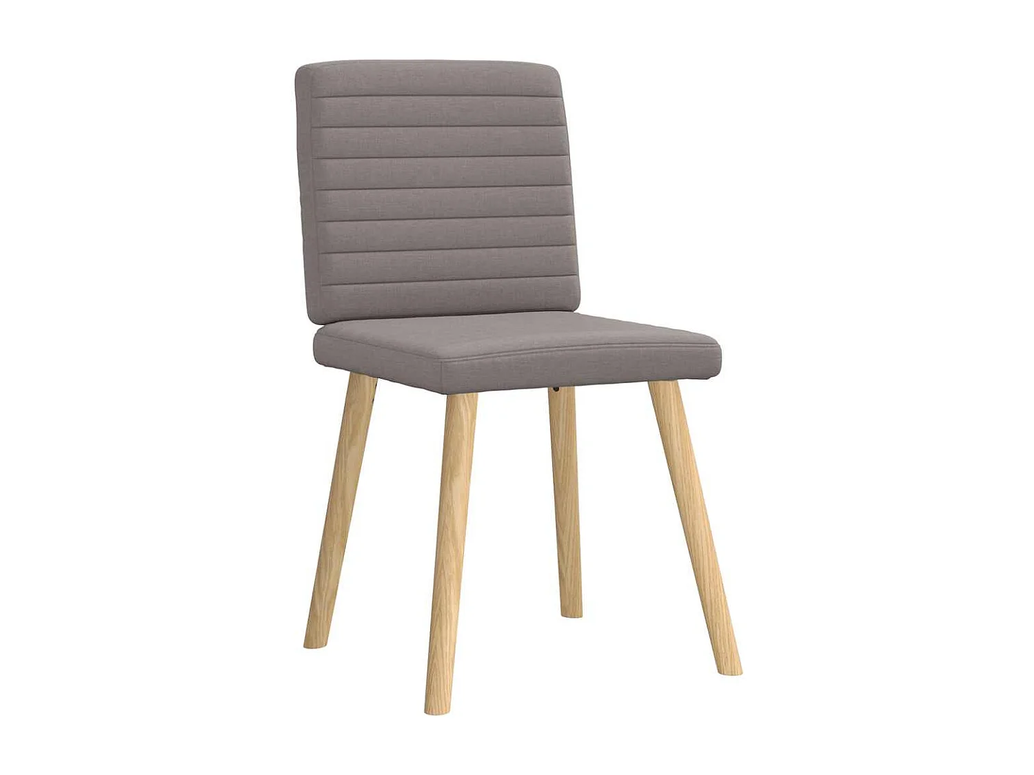 Eetkamerstoelen 6 st stof taupe