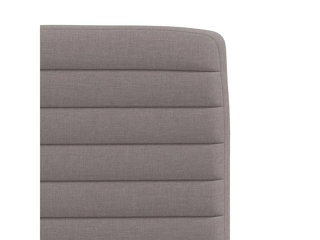 Eetkamerstoelen 6 st stof taupe