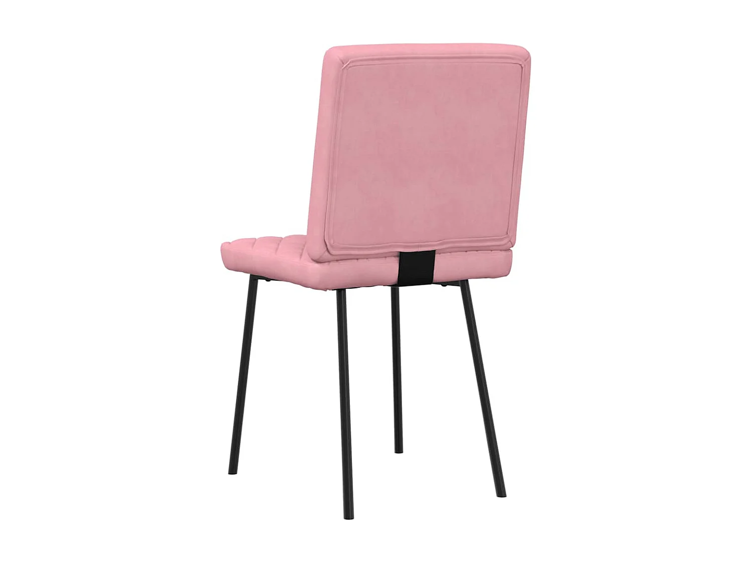 Chaises à manger lot de 6 rose velours