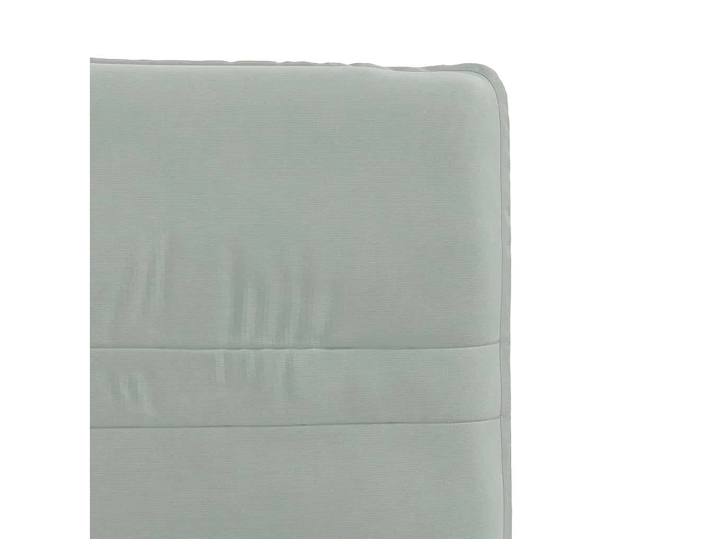 Chaises à manger lot de 6 gris clair velours