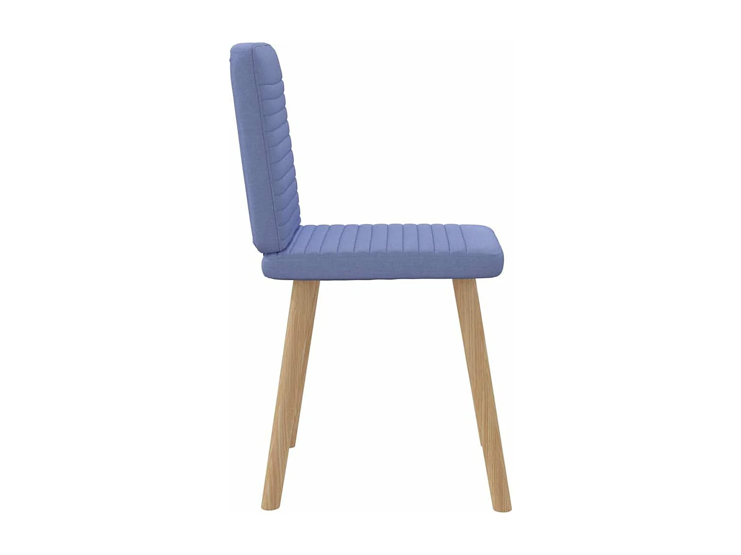 Sillas de comedor 6 unidades tela azul jeans