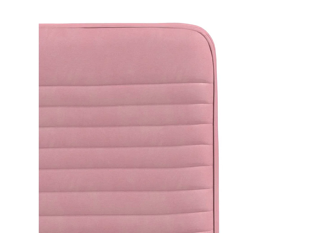 Eetkamerstoelen 6 stukkenfluweel roze