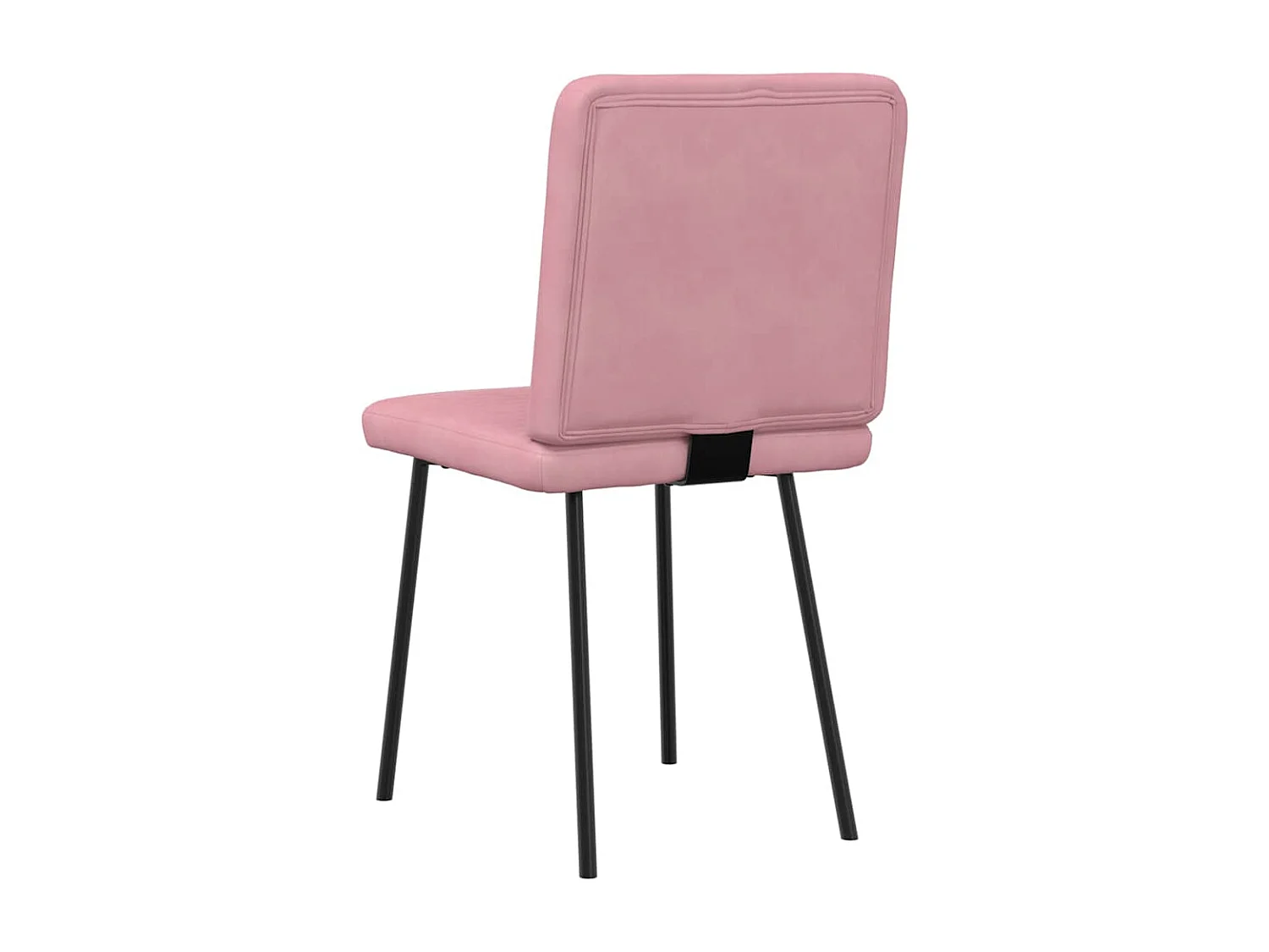 Chaises à manger lot de 6 rose velours