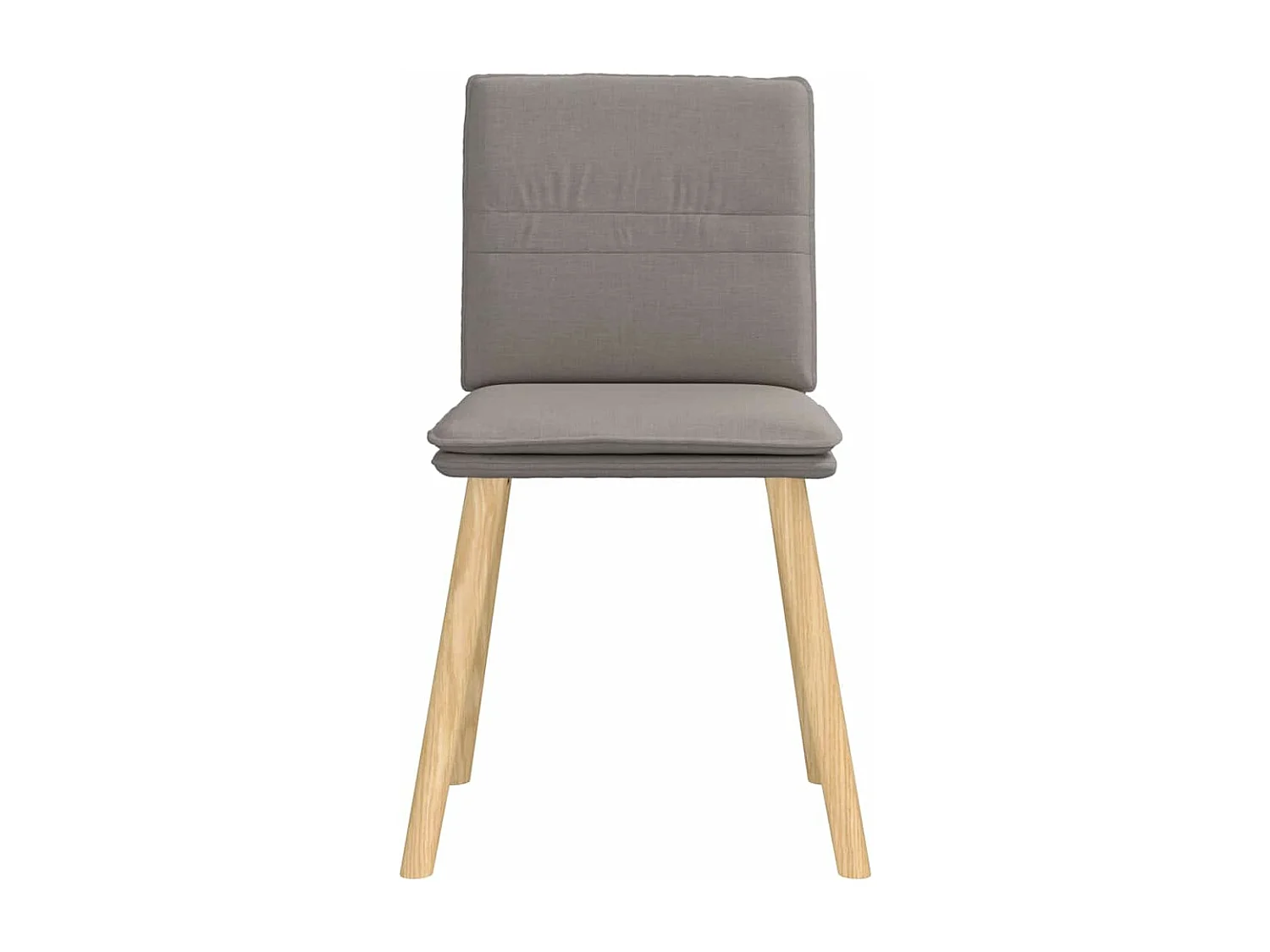 Eetkamerstoelen 6 st stof taupe