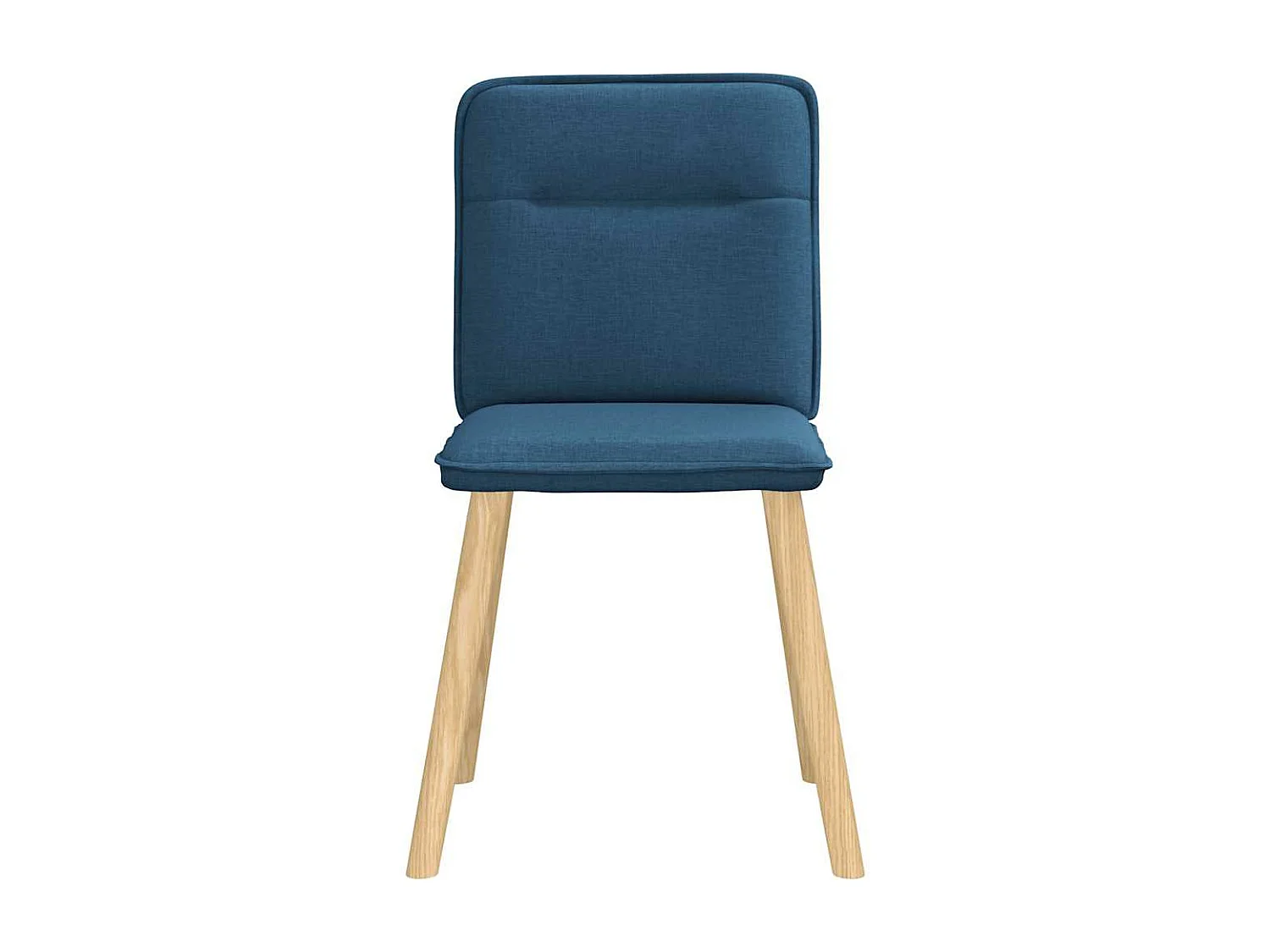 Eetkamerstoelen 6 st stof blauw