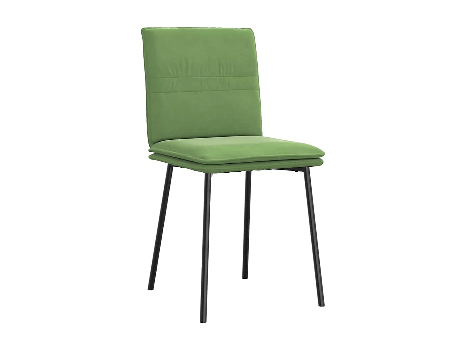 Chaises à manger lot de 6 vert clair velours