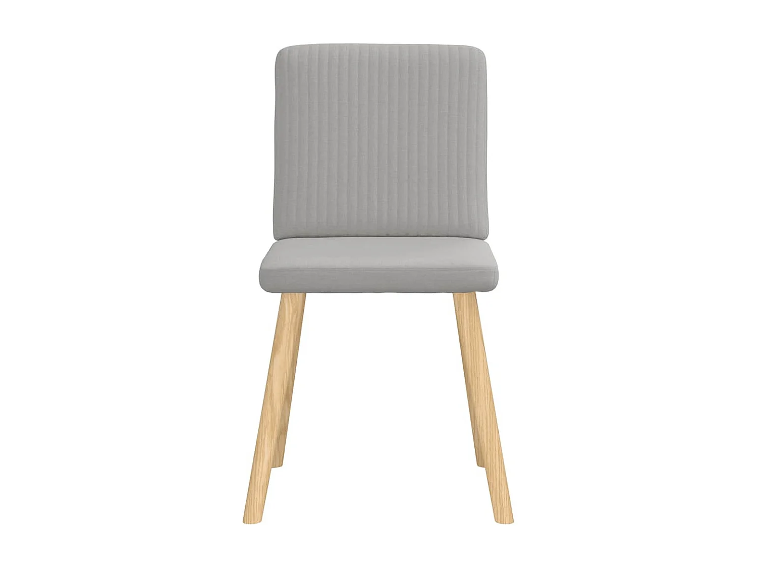 Chaises à manger lot de 6 gris nuage tissu