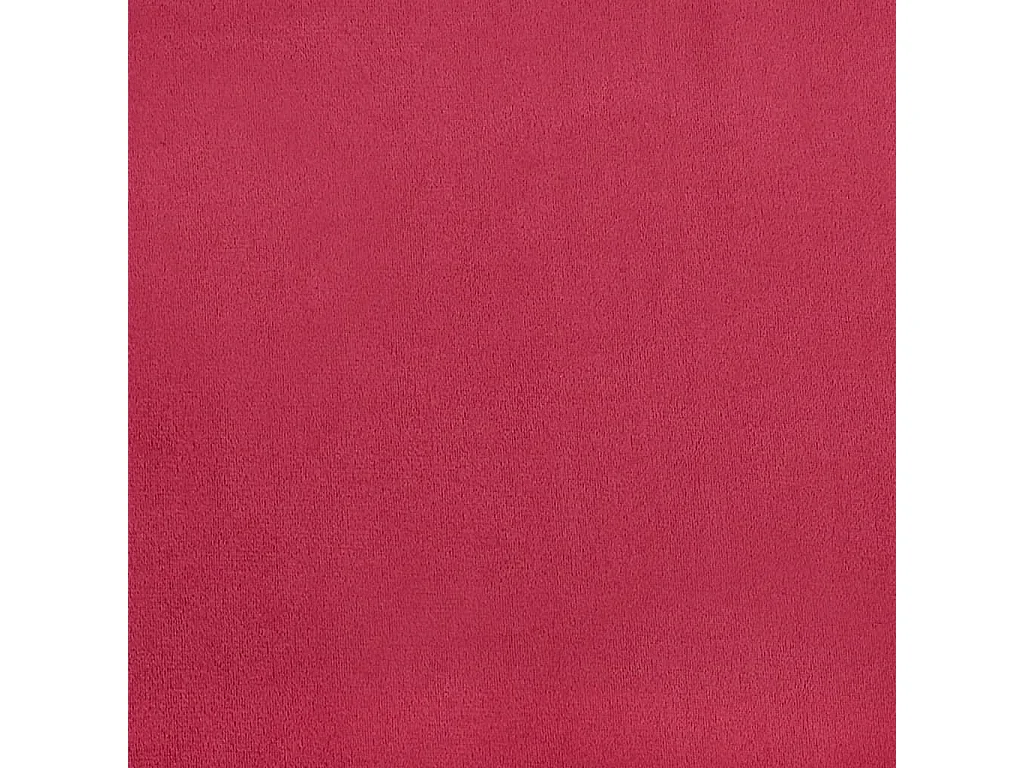 Chaises à manger lot de 6 rouge bordeaux velours