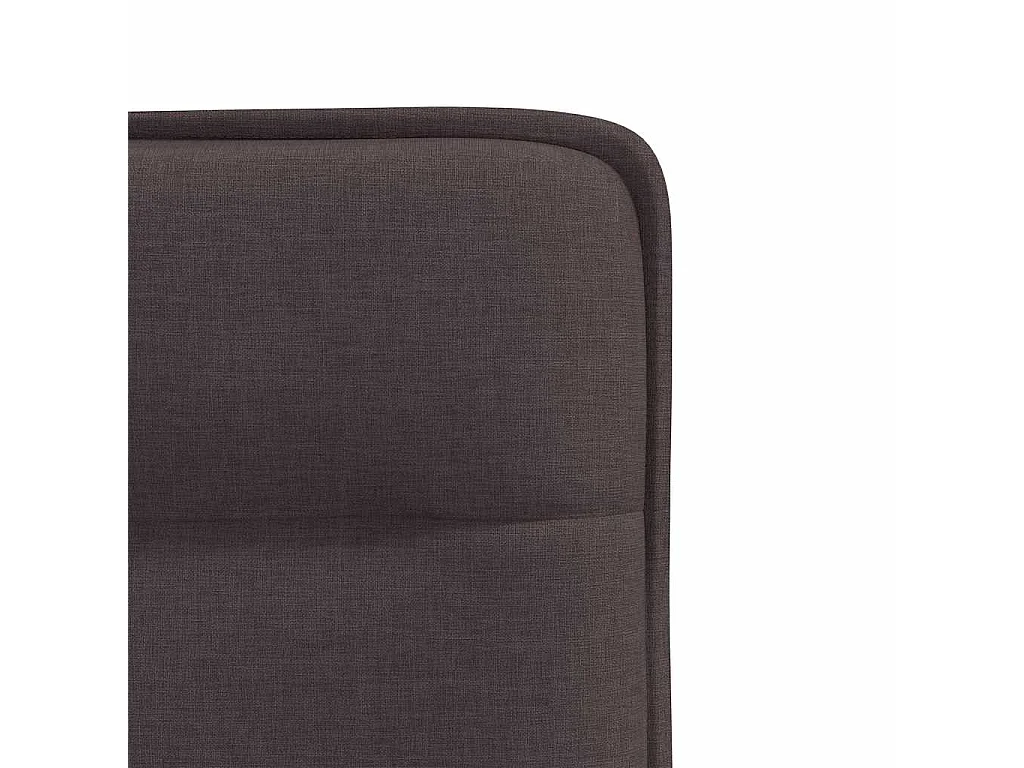 Cadeiras de jantar 6 peças tecido castanho-escuro