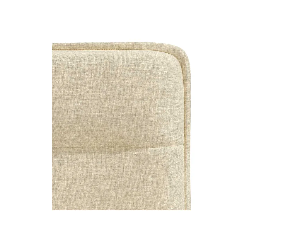 Chaises à manger lot de 6 crème tissu