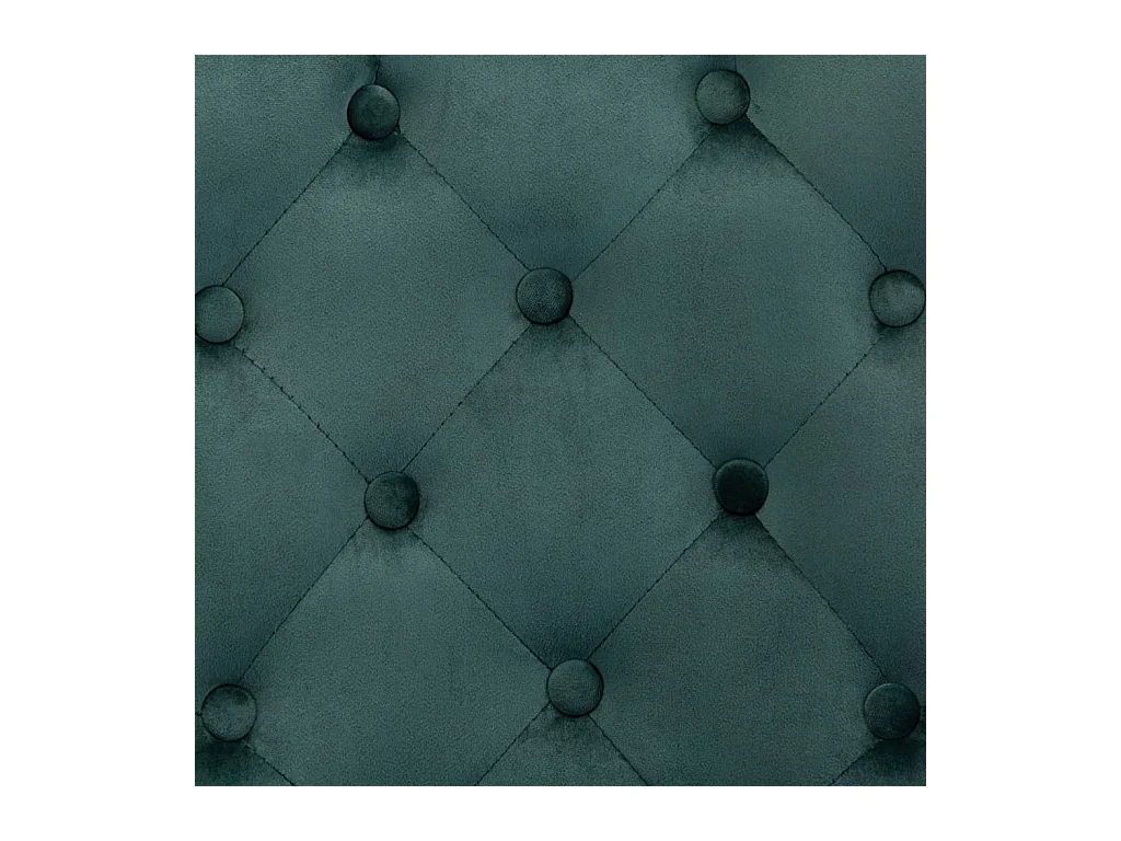 Sillas de comedor 6 unidades terciopelo verde oscuro