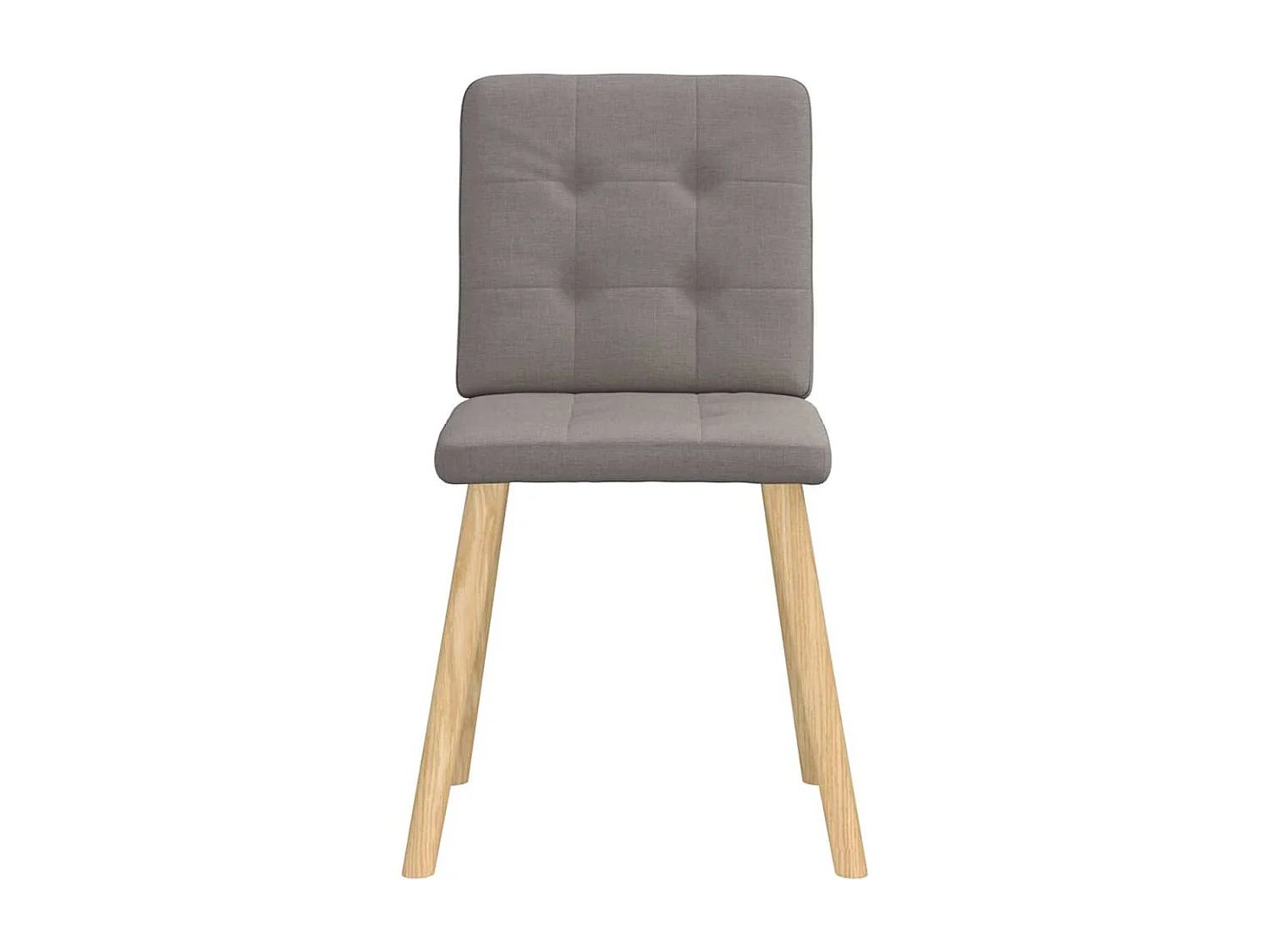 Eetkamerstoelen 6 st stof taupe