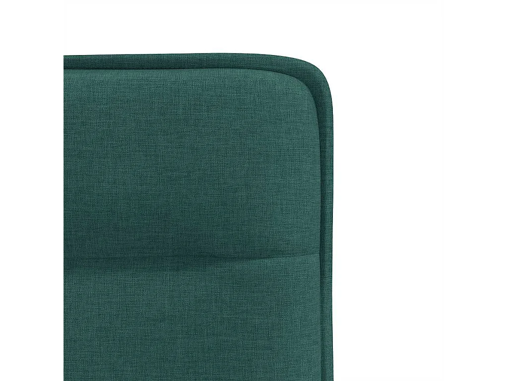 Cadeiras de jantar 6 peças tecido verde-escuro