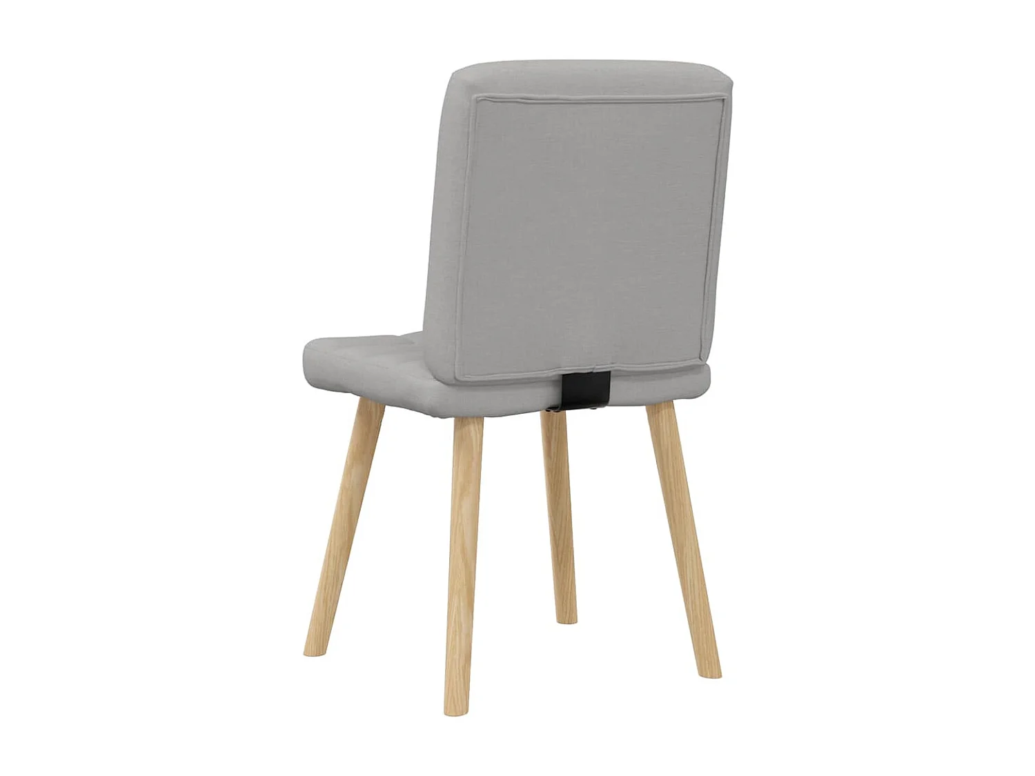 Eetkamerstoelen 6 st stof wolk grijs