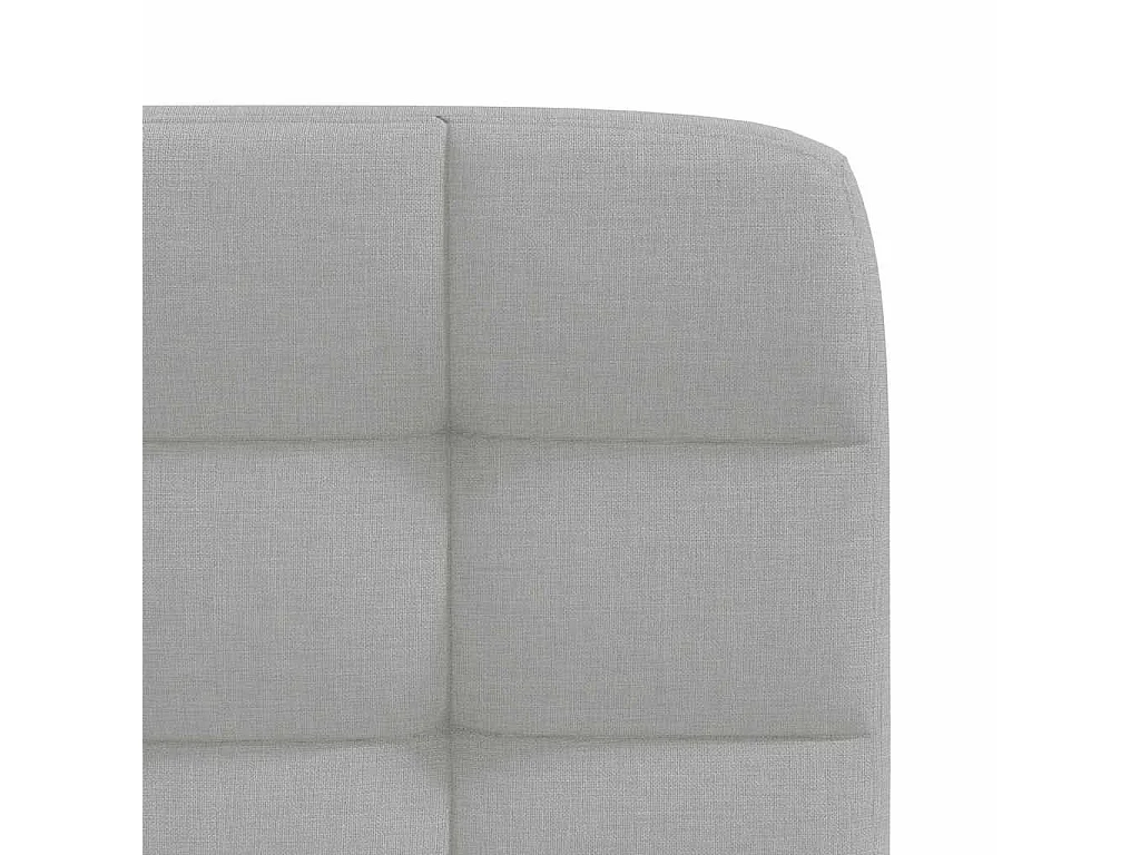 Chaises à manger lot de 6 gris nuage tissu