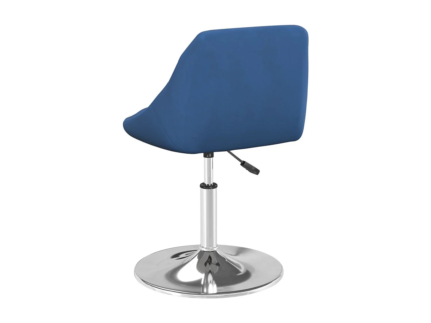 Chaises pivotantes à manger lot de 2 Bleu Velours