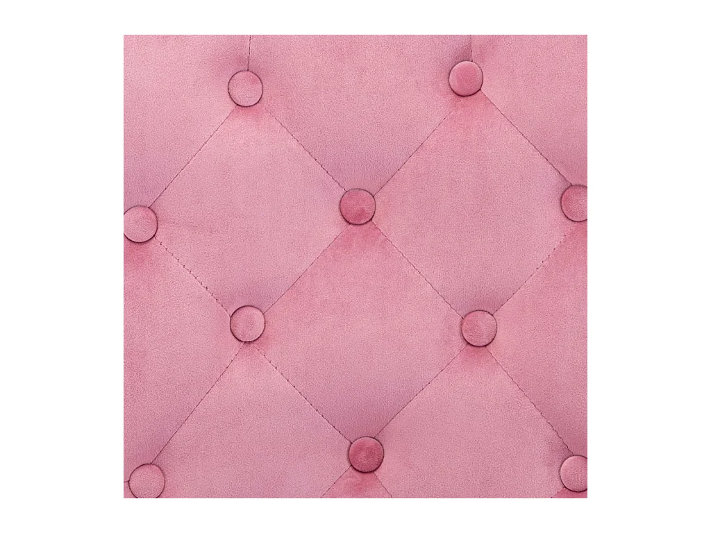 Chaises à manger lot de 2 rose velours