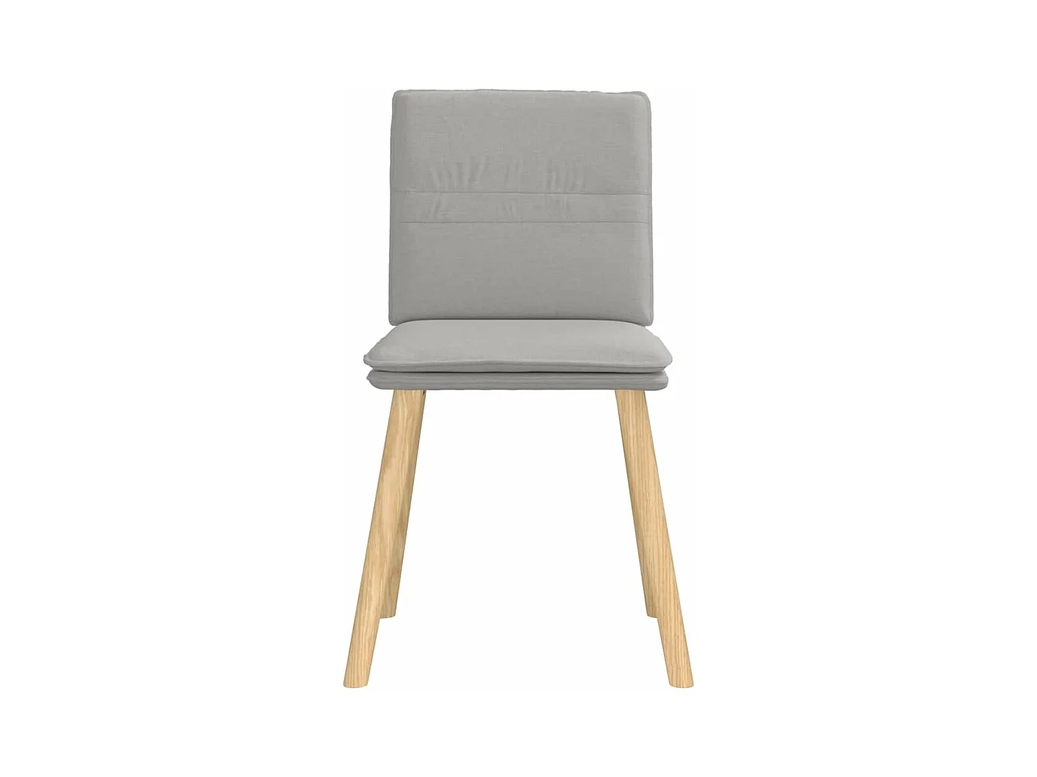 Chaises à manger lot de 2 gris nuage tissu