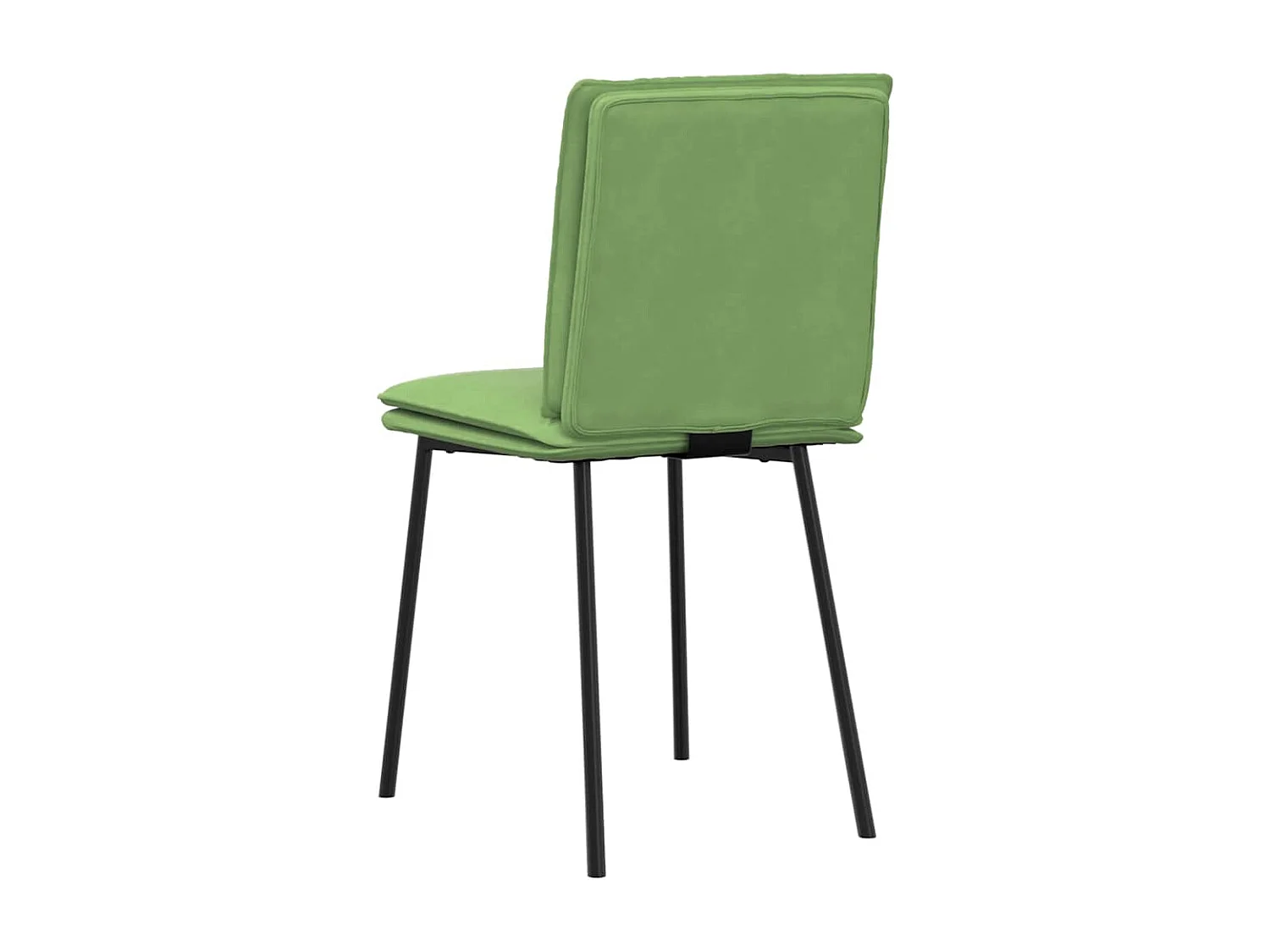 Sillas de comedor 2 unidades terciopelo verde claro