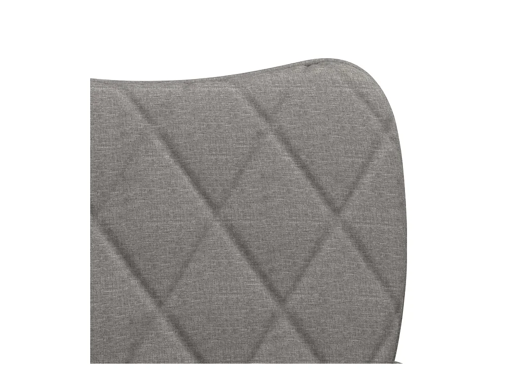 Chaises à manger lot de 2 gris clair tissu