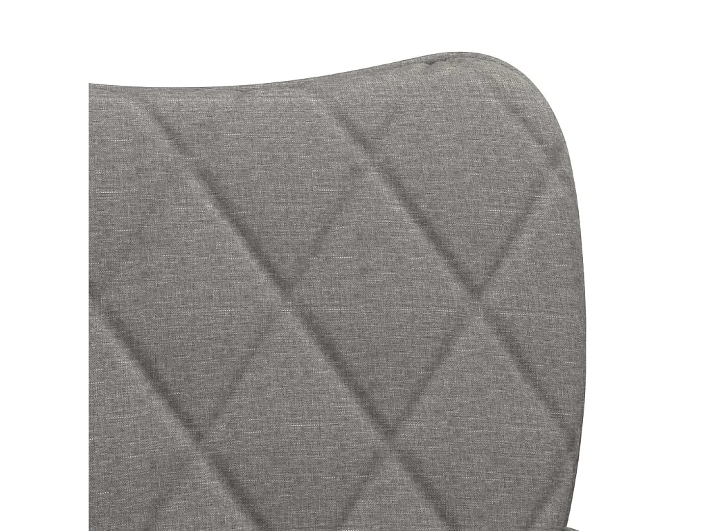 Chaises à manger lot de 2 gris clair tissu