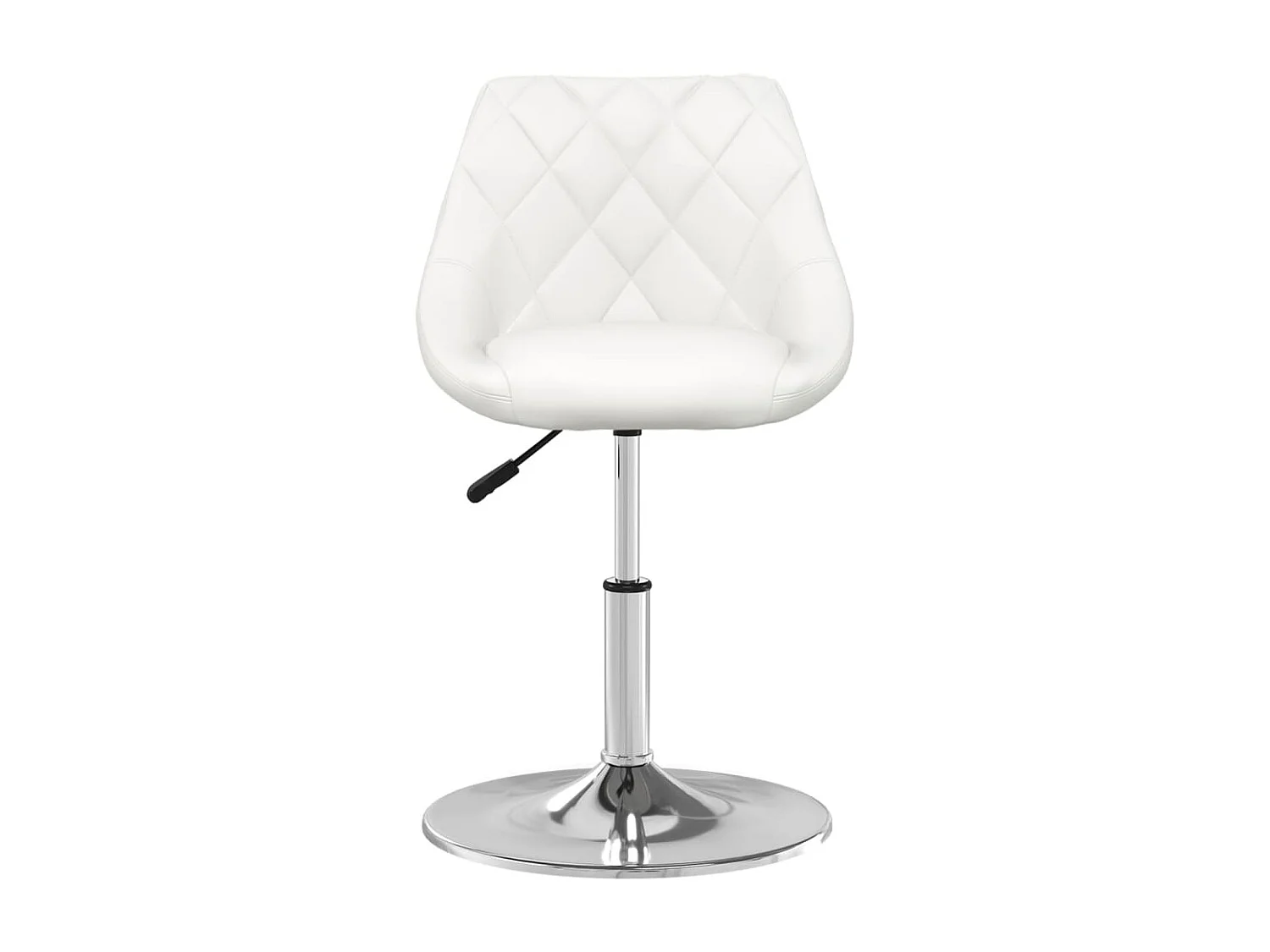 Sillas de comedor 2 unidades cuero sintético blanco