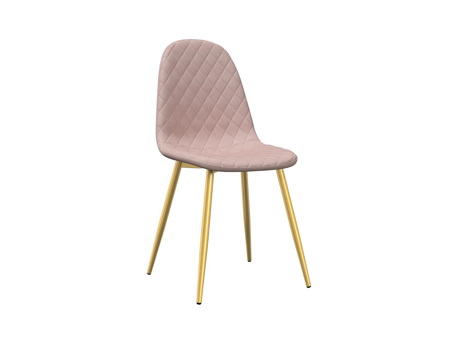 Chaises à manger lot de 4 rose velours