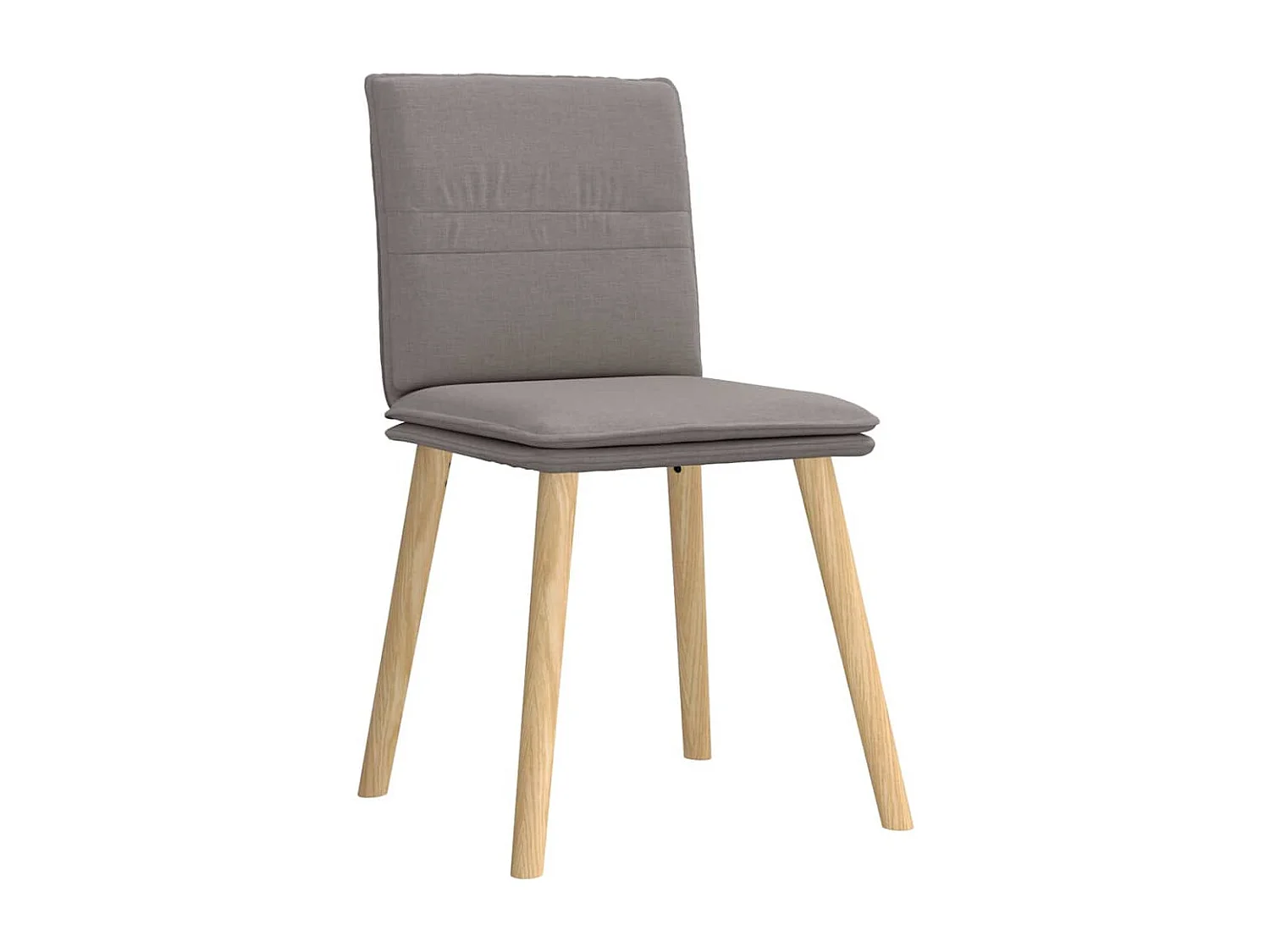 Eetkamerstoelen draaibaar 2 st stof taupe