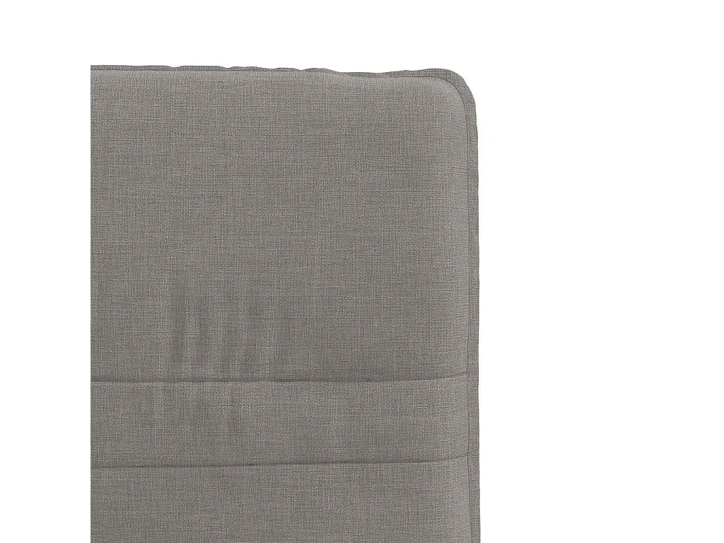 Chaises à manger lot de 2 taupe tissu