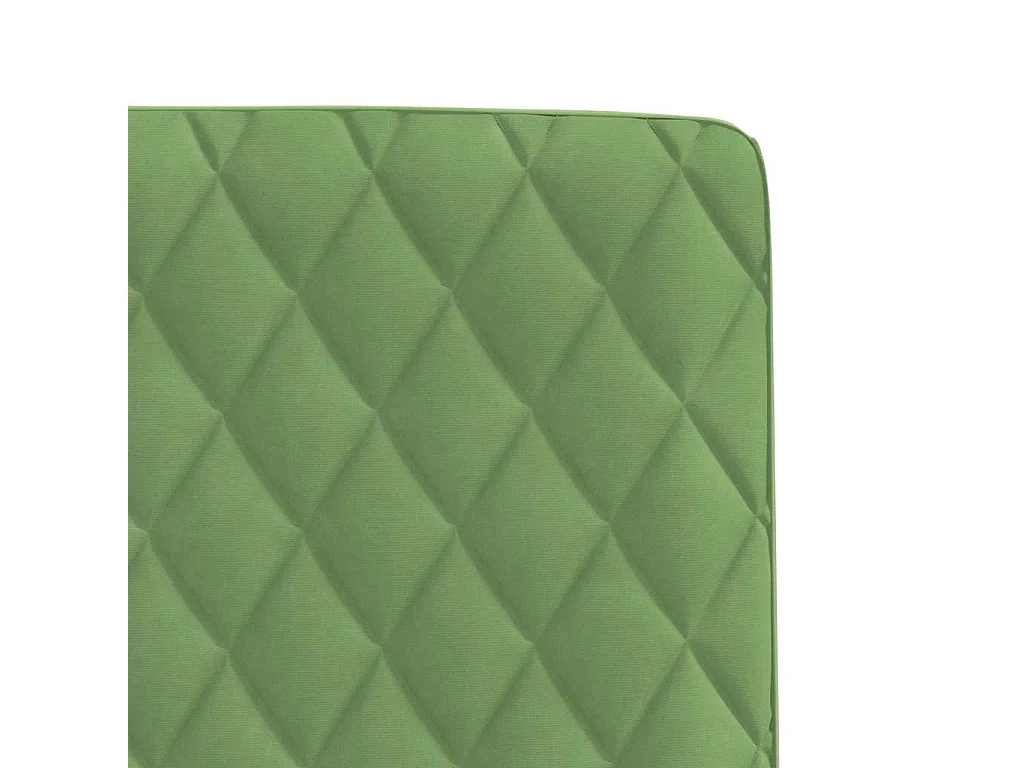 Chaises à manger lot de 2 Vert clair Velours