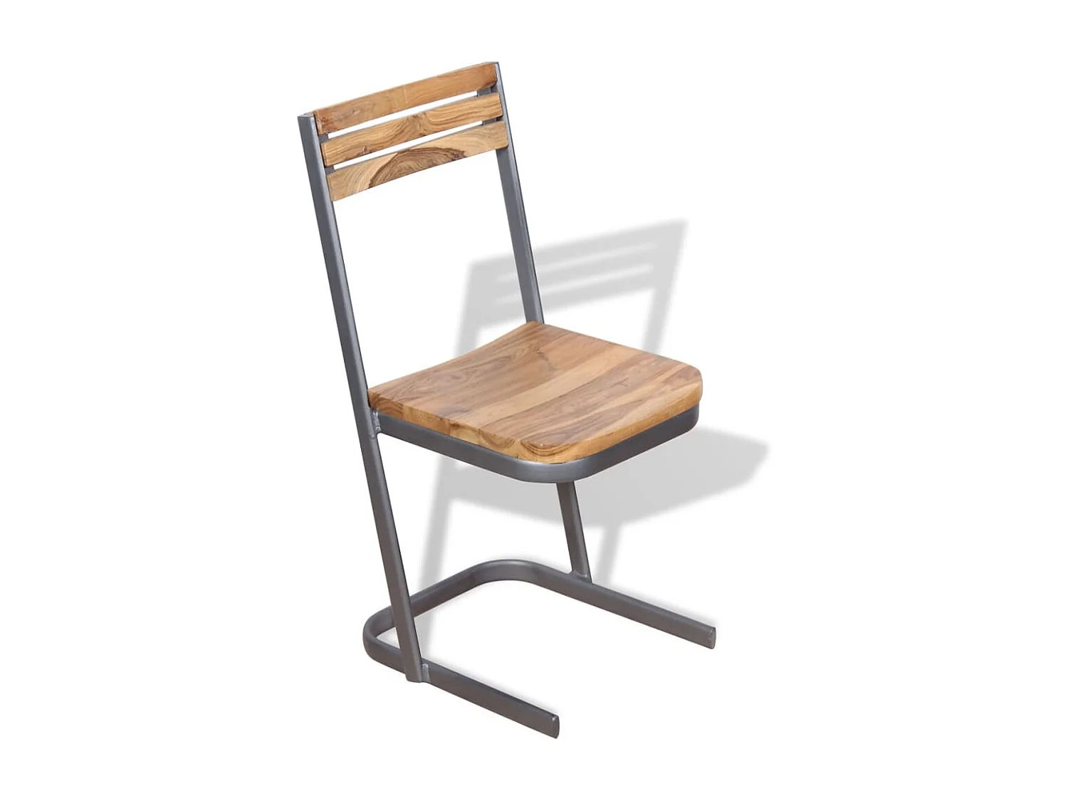 Sillas de comedor 6 unidades madera maciza de teca