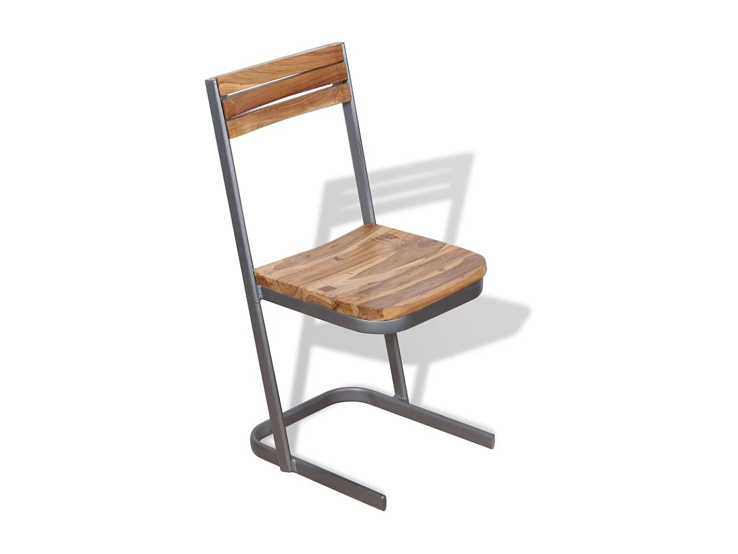 Sillas de comedor 6 unidades madera maciza de teca