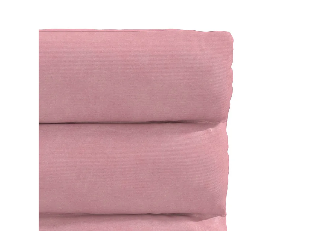 Eetkamerstoelen 2 st fluweel roze