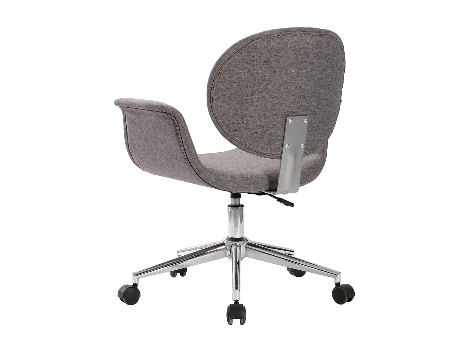 Chaises pivotantes à manger lot de 2 gris tissu