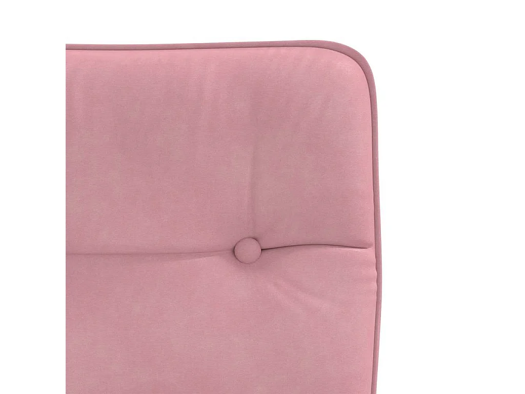 Eetkamerstoelen 2 st fluweel roze